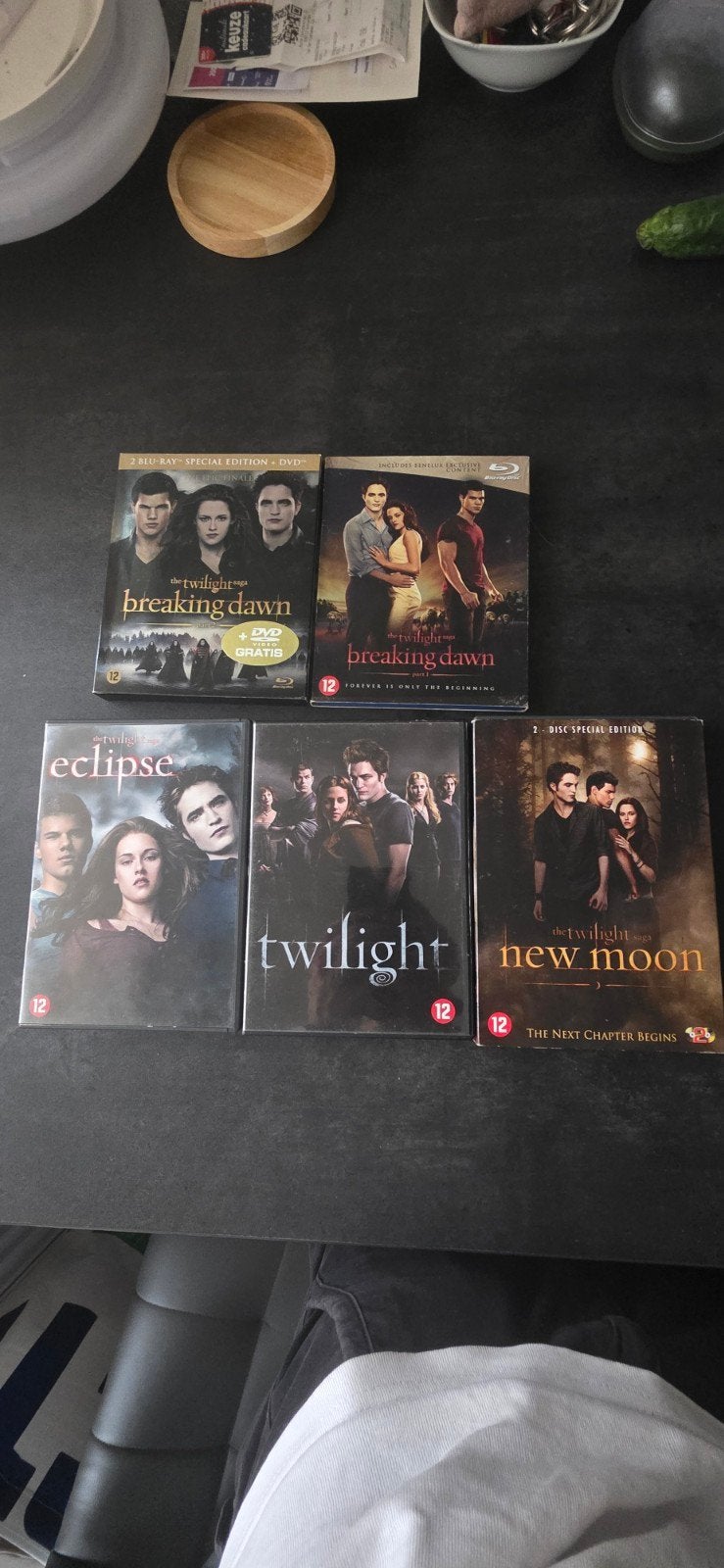 The Twilight Saga Complete Collectie - Blu-ray/DVD, Ophalen, Engels, Nederlands, Zo goed als nieuw