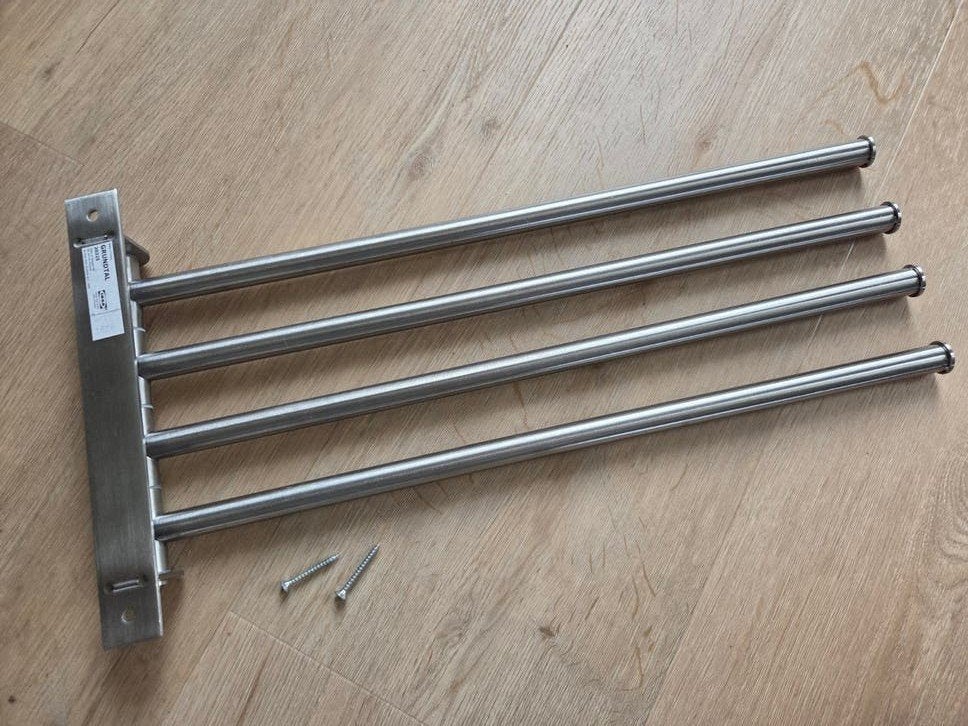 IKEA Grundtal Handdoekenrek - RVS, Ophalen, Overige typen, IKEA, Zilver