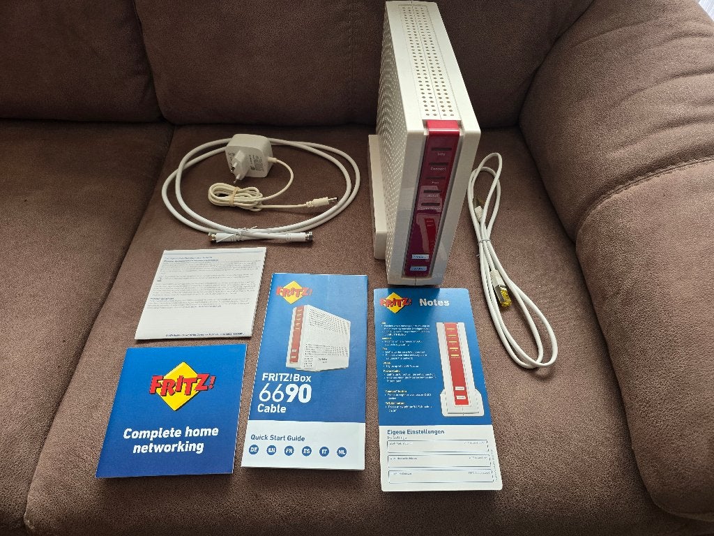 Fritz!Box 6690 Cable, Computers en Software, Routers en Modems, Ophalen of Verzenden, Zo goed als nieuw, Router met modem, Fritz!Box (FritzBox)