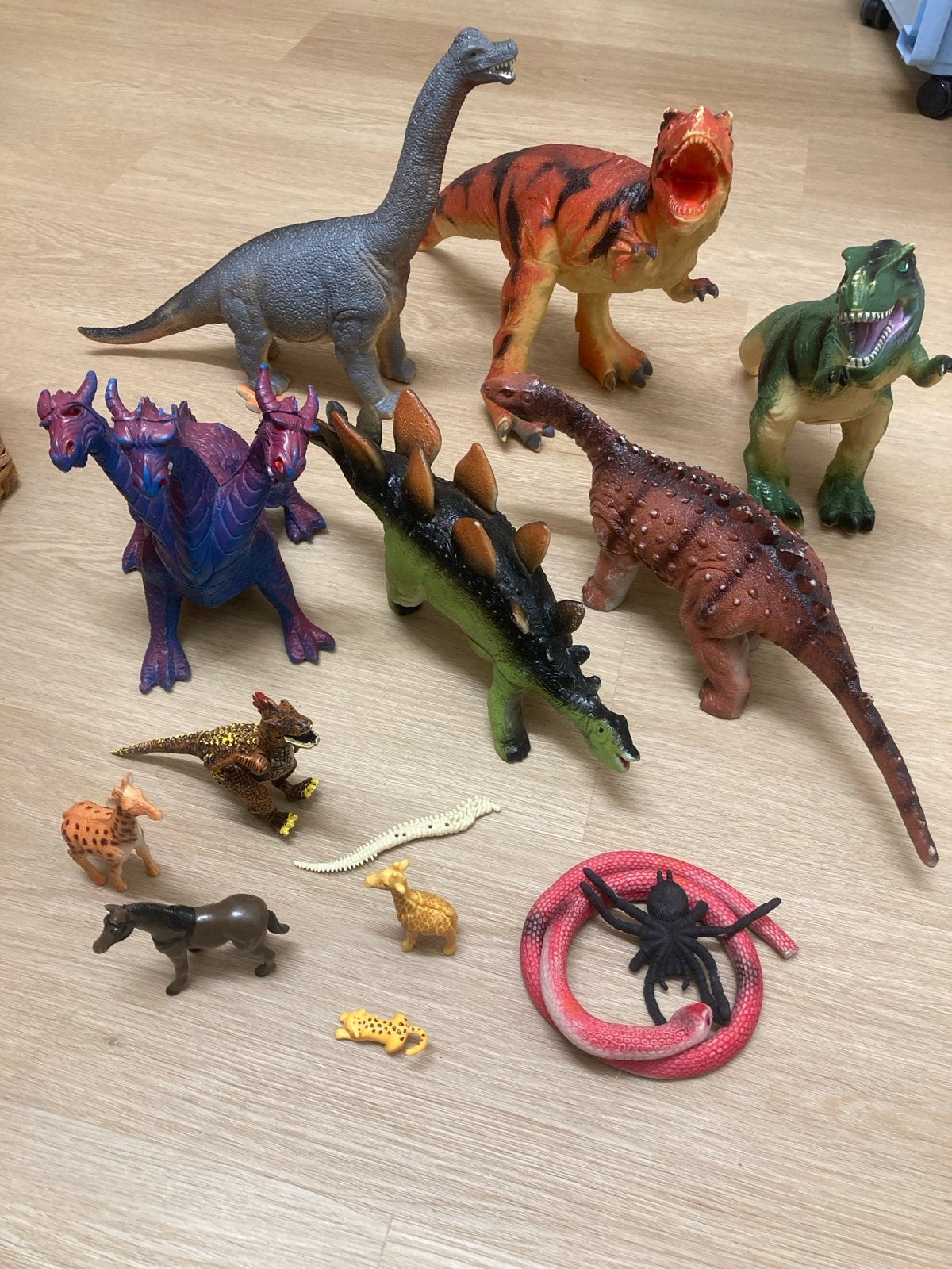 Dinosaurus en dieren speelgoed set, Ophalen of Verzenden, Gebruikt, Jongen of Meisje