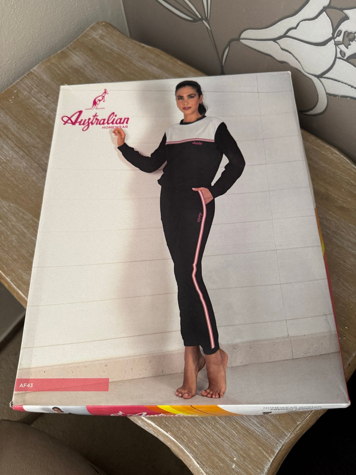 Australian Homewear Trainingspak Zwart/Wit/Roze, Kleding | Dames, Ophalen of Verzenden, Nieuw