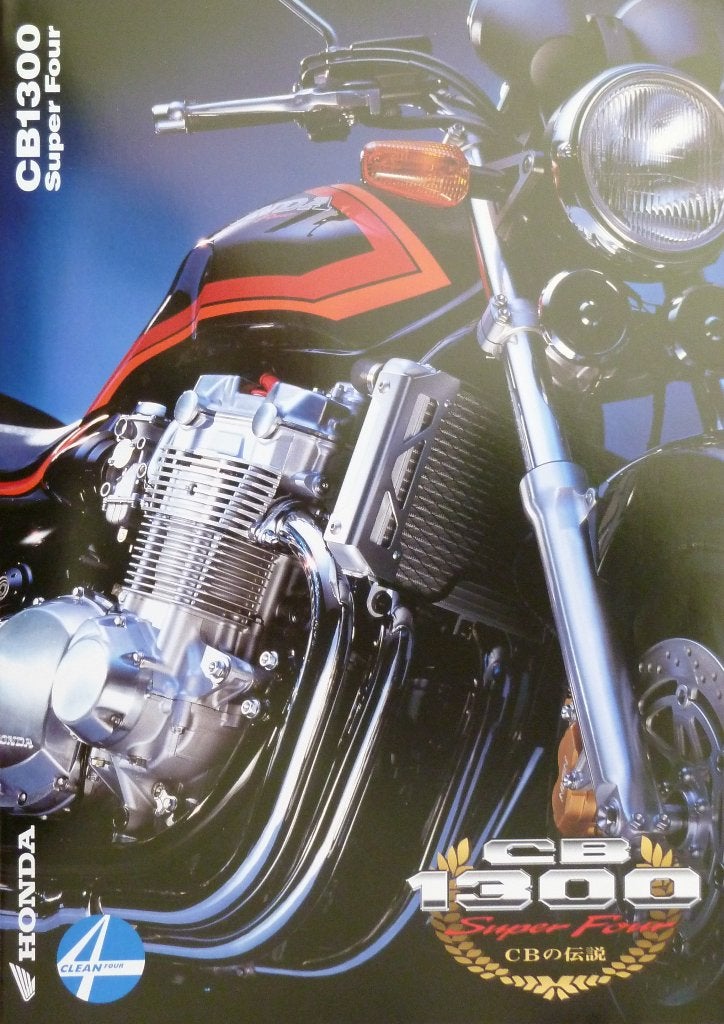 Folder HONDA CB 1300 Super Four 1998 Japan, Ophalen of Verzenden, Honda
