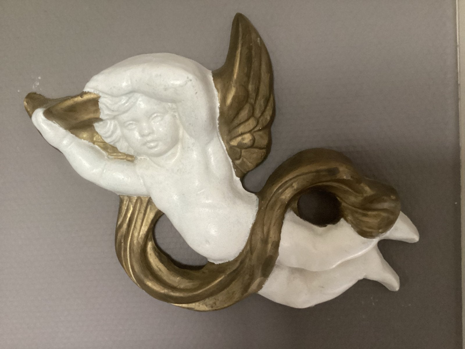 2 Vintage Engelenbeelden- Barok Stijl Decoratie, Ophalen of Verzenden