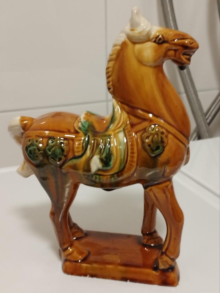 Oud chinees sancai majolica paard, Ophalen of Verzenden