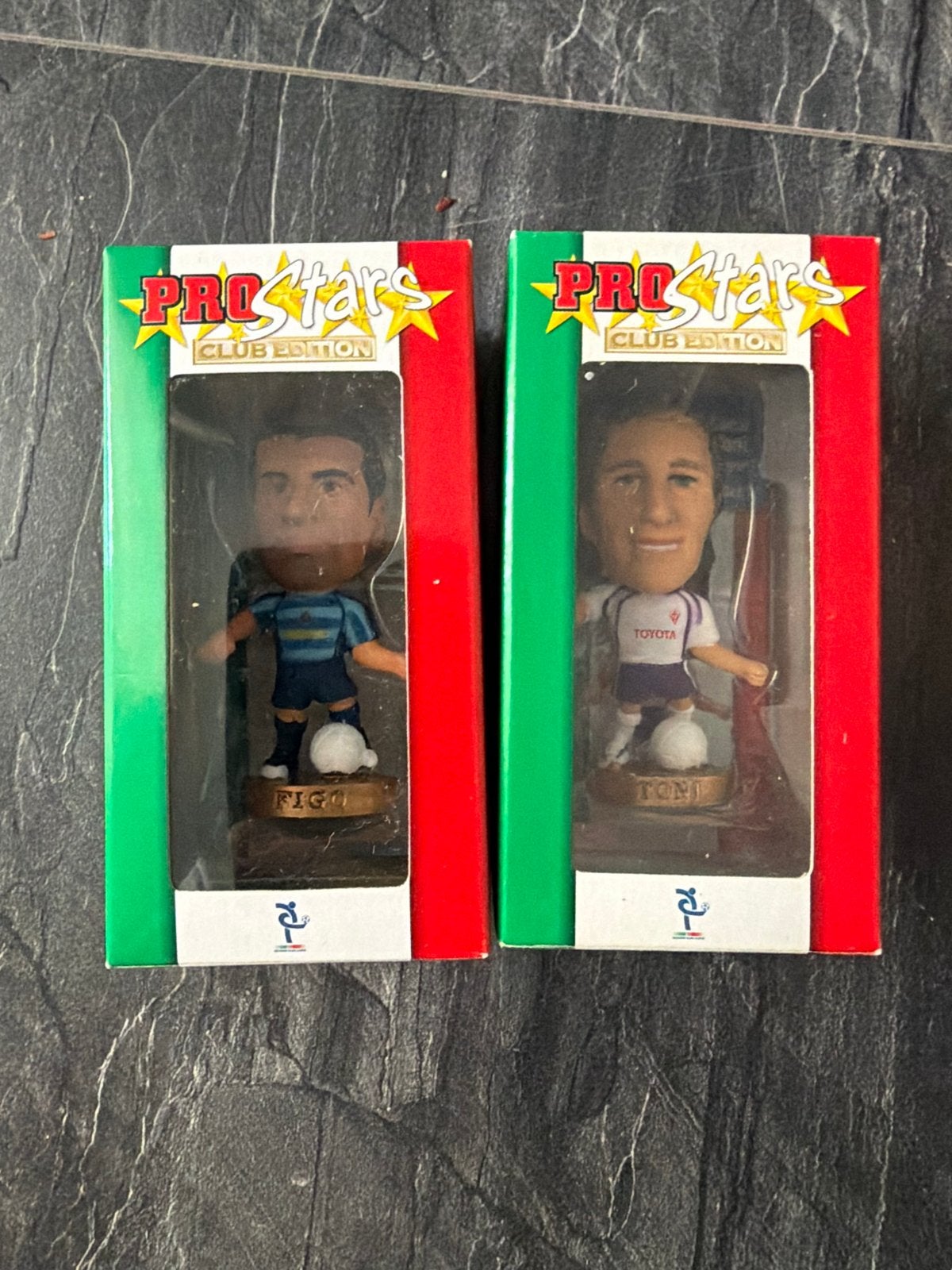 ProStars Club Edition Figo & Toni Beeldjes - Voetbal Collect, Ophalen of Verzenden, Zo goed als nieuw, Buitenlandse clubs, Beeldje of Poppetje