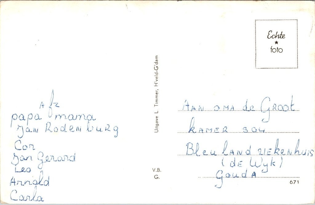 Hardinxveld - 12 oude ansichtkaarten Kerken, Verzenden, 1960 tot 1980, Gelopen, Zuid-Holland