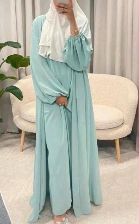 Abaya set mint blue nieuw XL ( 42), Ophalen of Verzenden