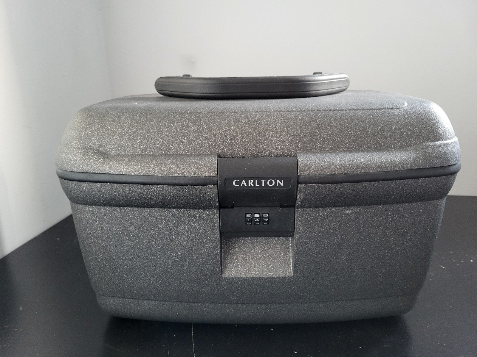 Carlton Beautycase/Koffer met cijferslot, Sieraden, Tassen en Uiterlijk, Beautycases, Gebruikt, Ophalen of Verzenden, Grijs, Met slot