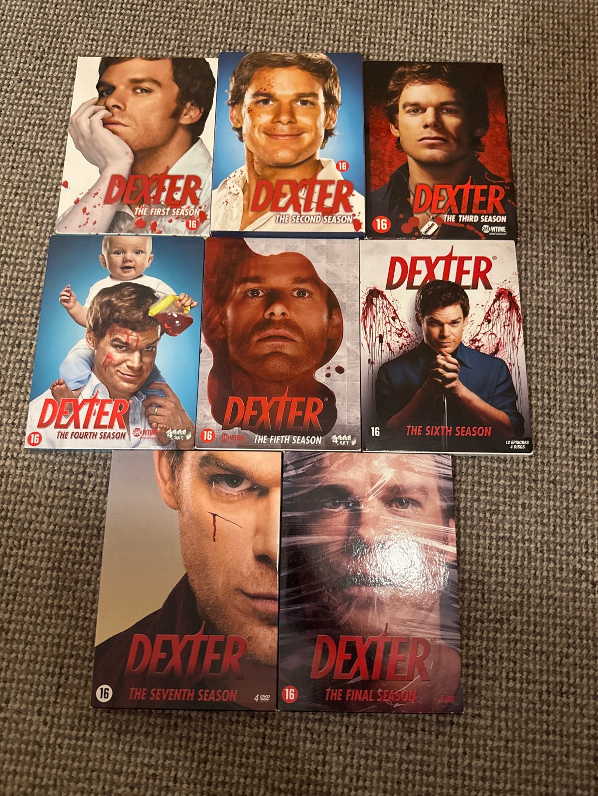 Dexter - Complete Serie DVD Box (Seizoen 1 t/m 8), Vanaf 16 jaar, Misdaad, Ophalen of Verzenden, Zo goed als nieuw