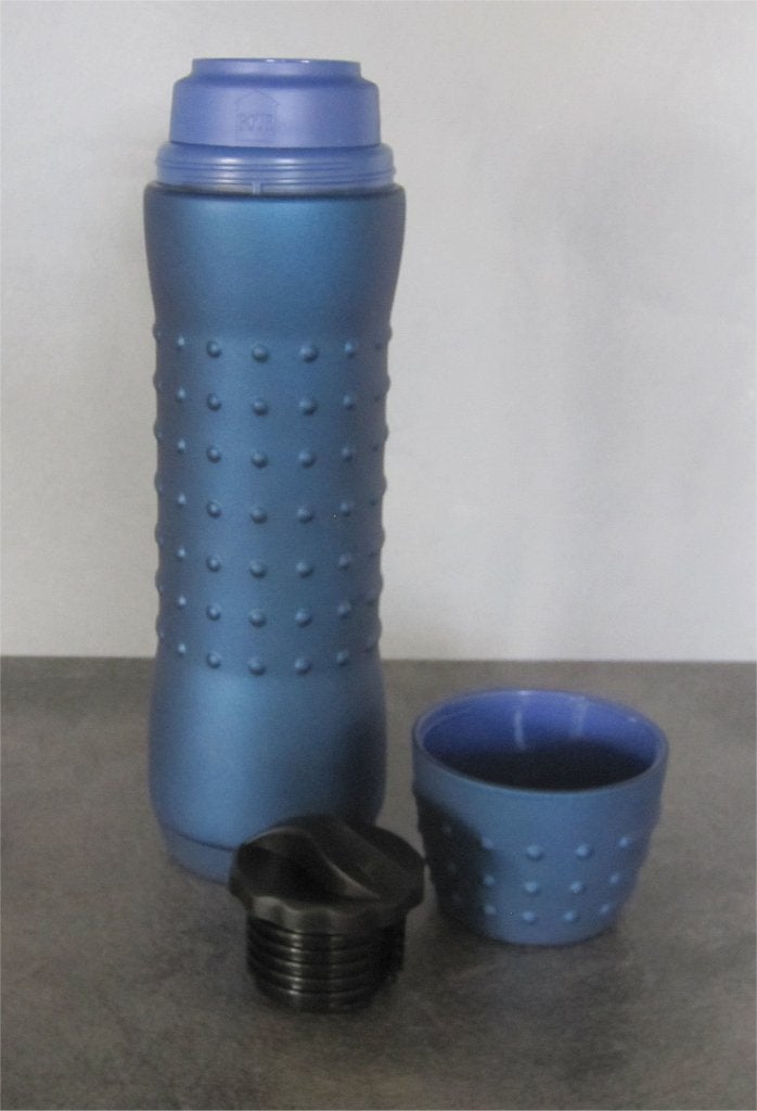 (Nieuwe) Thermosfles (roestvrijstalen binnenkant), Overige typen, Ophalen, Nieuw, Blauw