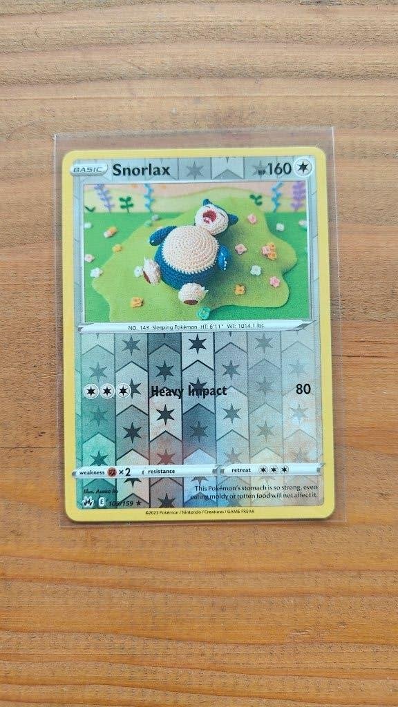 Snorlax 109/159 Crown Zenith Reverse Holo, Ophalen of Verzenden, Nieuw, Losse kaart