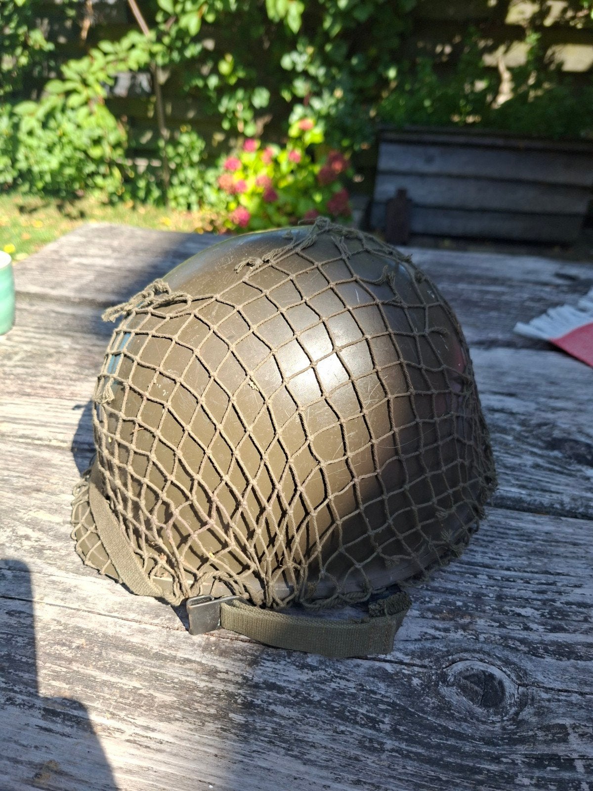 M1 helm  - Amerikaans leger, Verzamelen, Ophalen of Verzenden, Landmacht, Amerika, Helm of Baret