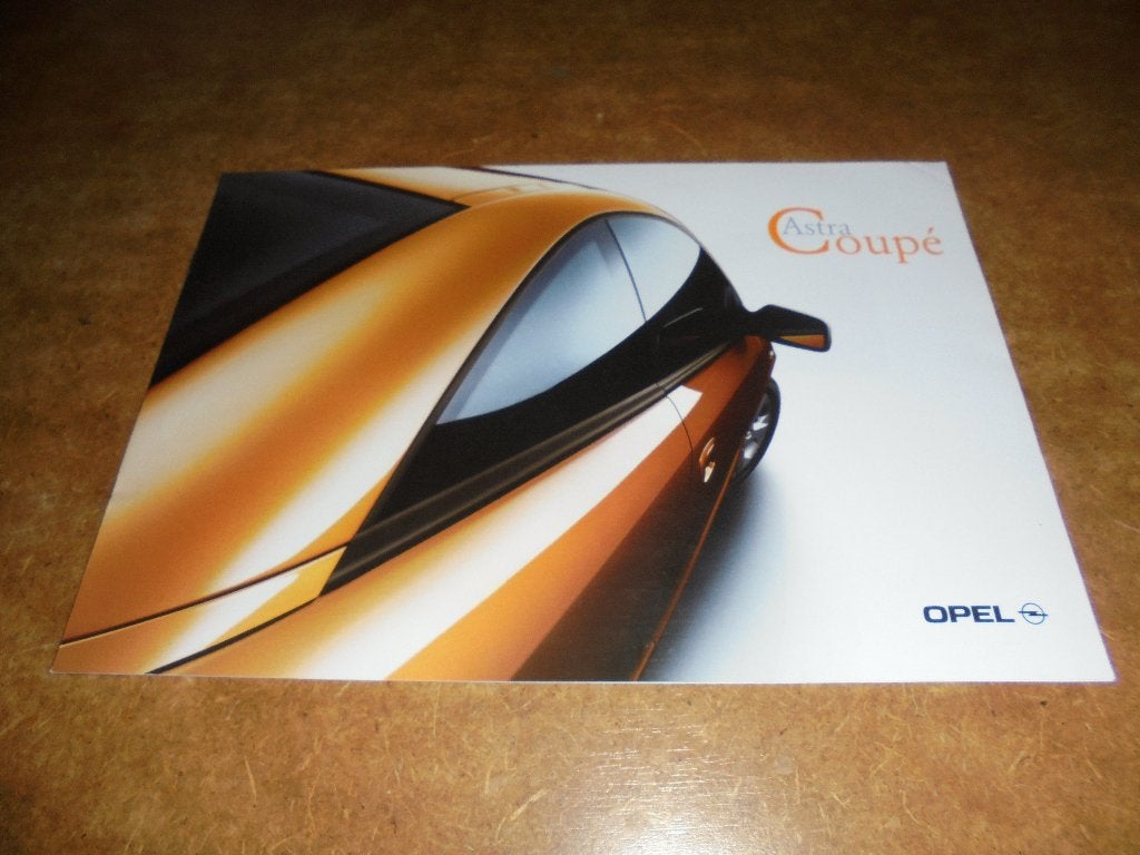 previewbrochure Opel Astra Coupé modellen 2000, Ophalen of Verzenden, Gelezen, Opel