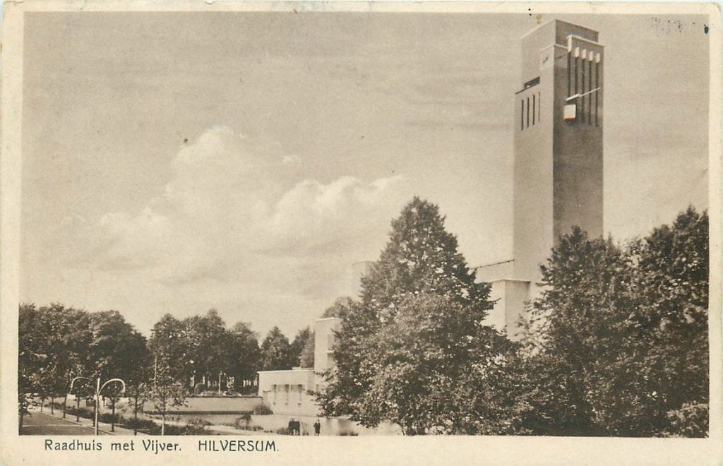 702-068-009 Hilversum Raadhuis, Verzenden, Voor 1920, Noord-Holland