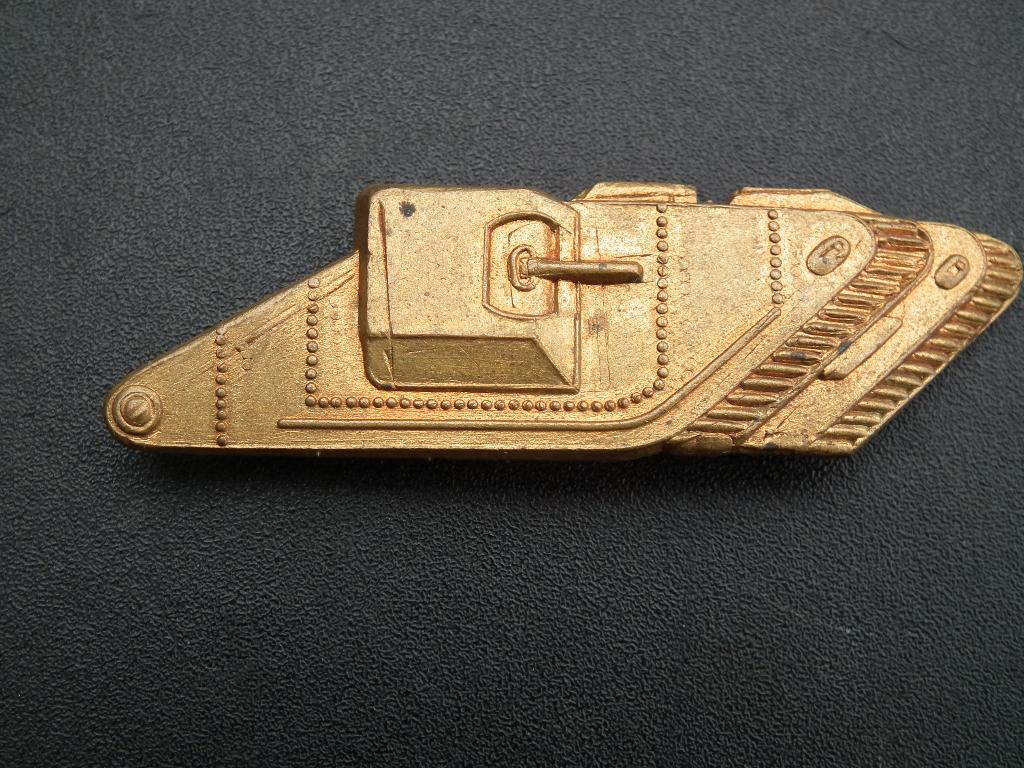 badge embleem  engels TANK corps wo1 WW1 armoured Cambrai, Verzamelen, Ophalen of Verzenden, Landmacht, Engeland, Embleem of Badge