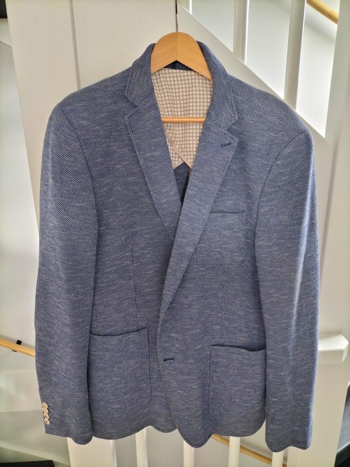 Modern Colbert Maat L - Blue Industry, Ophalen of Verzenden, Maat 52/54 (L), Blauw, Blue Industry