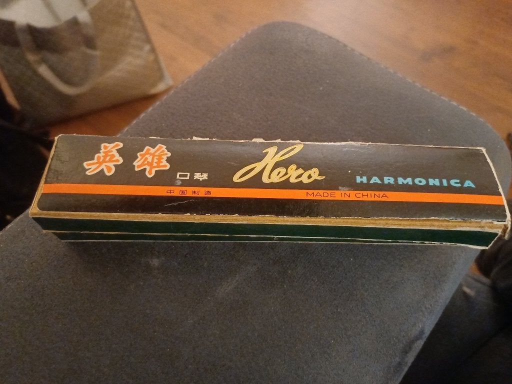 Mondharmonica Hero Japan, Muziek en Instrumenten, Gebruikt, Overige typen, Chromatisch, Ophalen of Verzenden