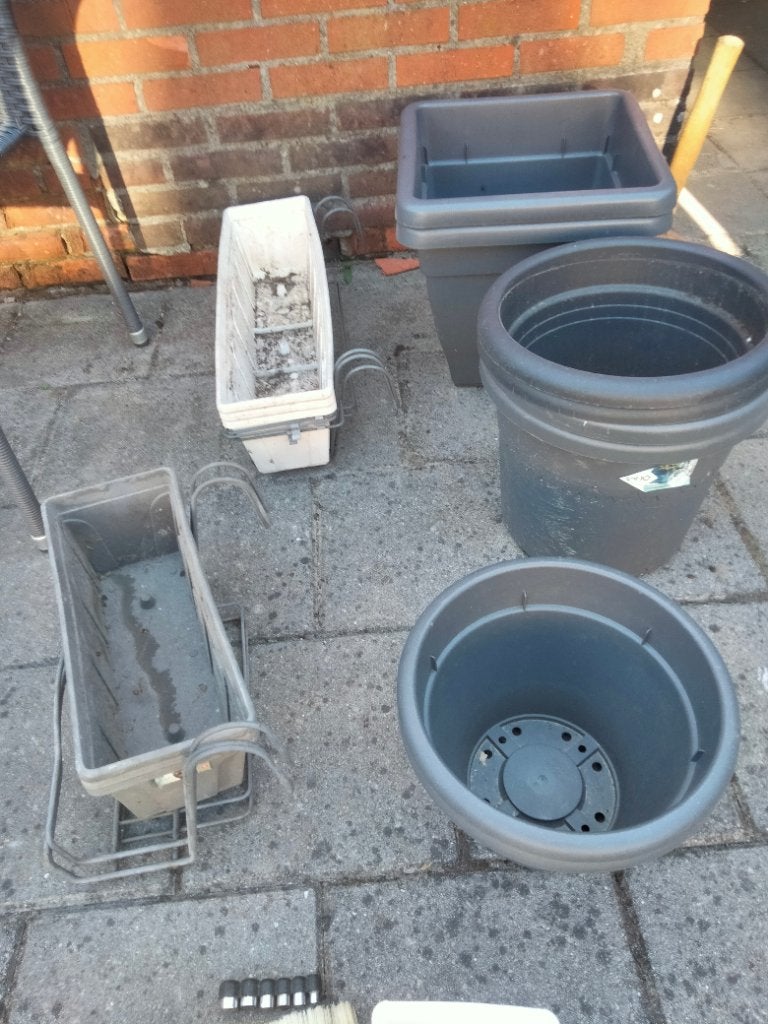 Bloembakken, Ophalen, Kunststof, Gebruikt, Minder dan 30 cm