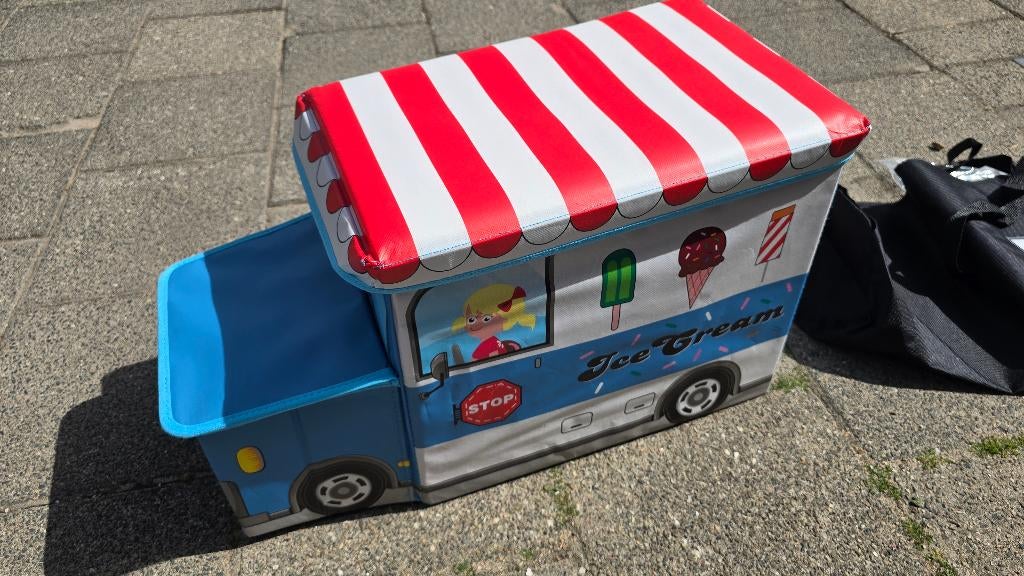 Speelgoed opbergbox, Kinderen en Baby's, Speelgoed | Houten speelgoed, Ophalen, Nieuw, Overige typen