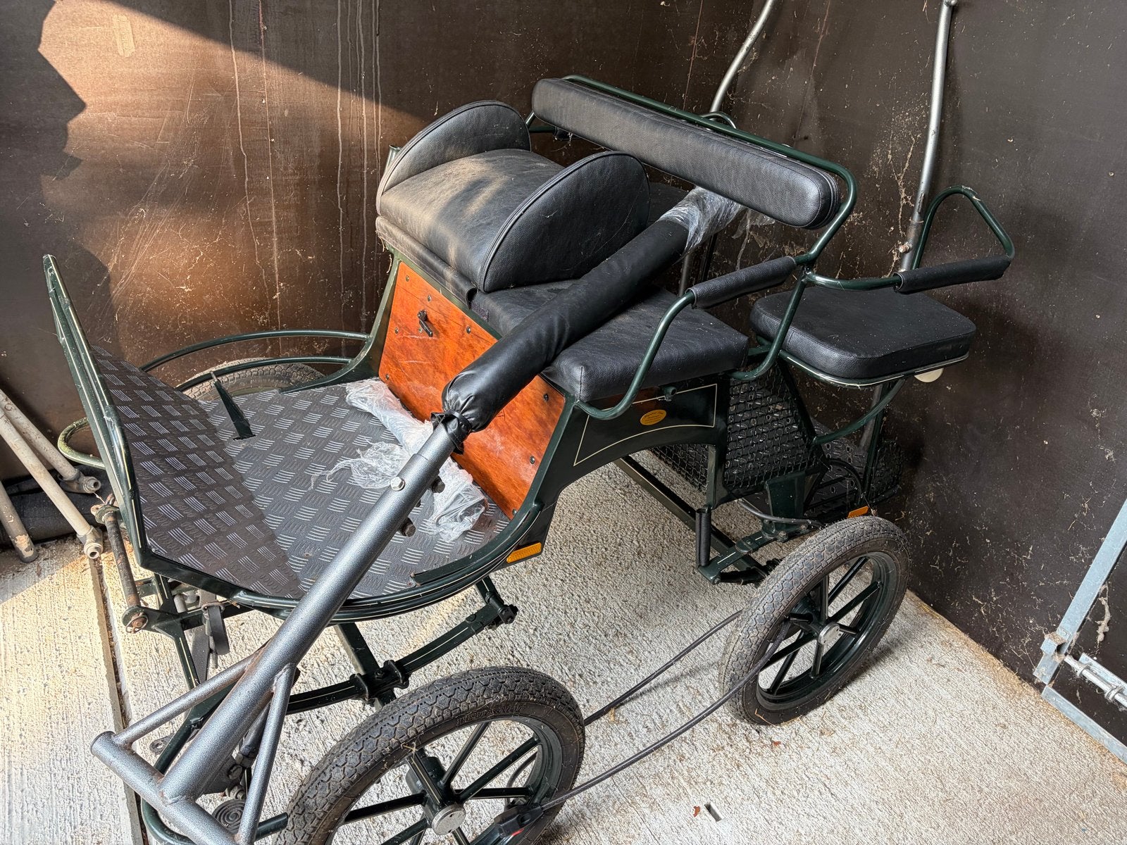 Menwagen, inclusief tuig enkelspan en dubbelspan, Gebruikt, Pony