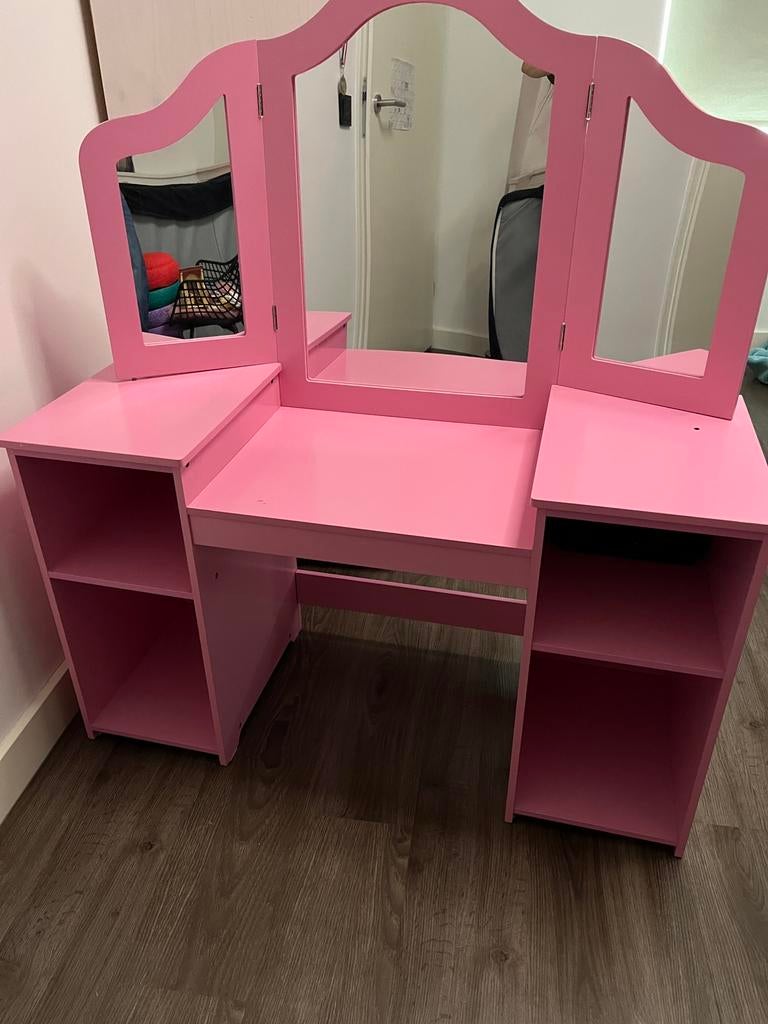 Roze kinder kaptafel, Ophalen, Gebruikt, Overige typen
