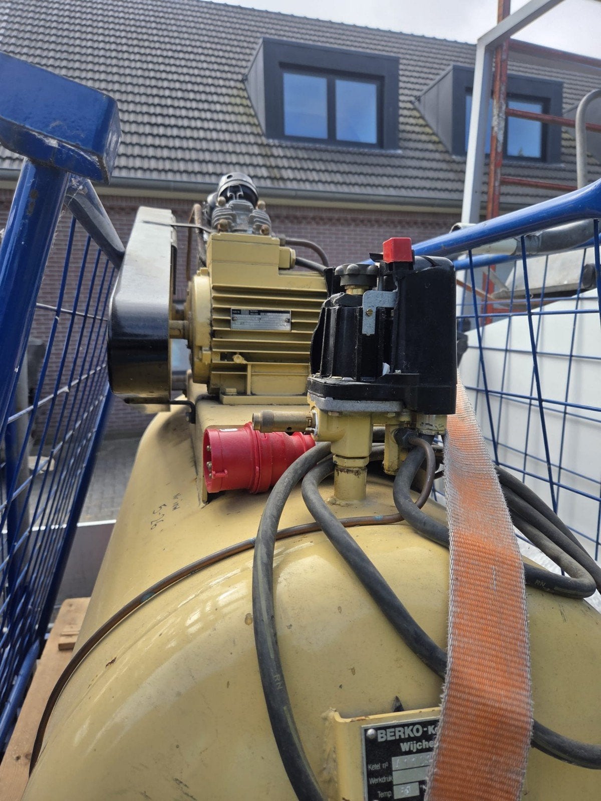 Berko Compressor VT375/250 - 1991, 2.2 KW, 380V, Ophalen