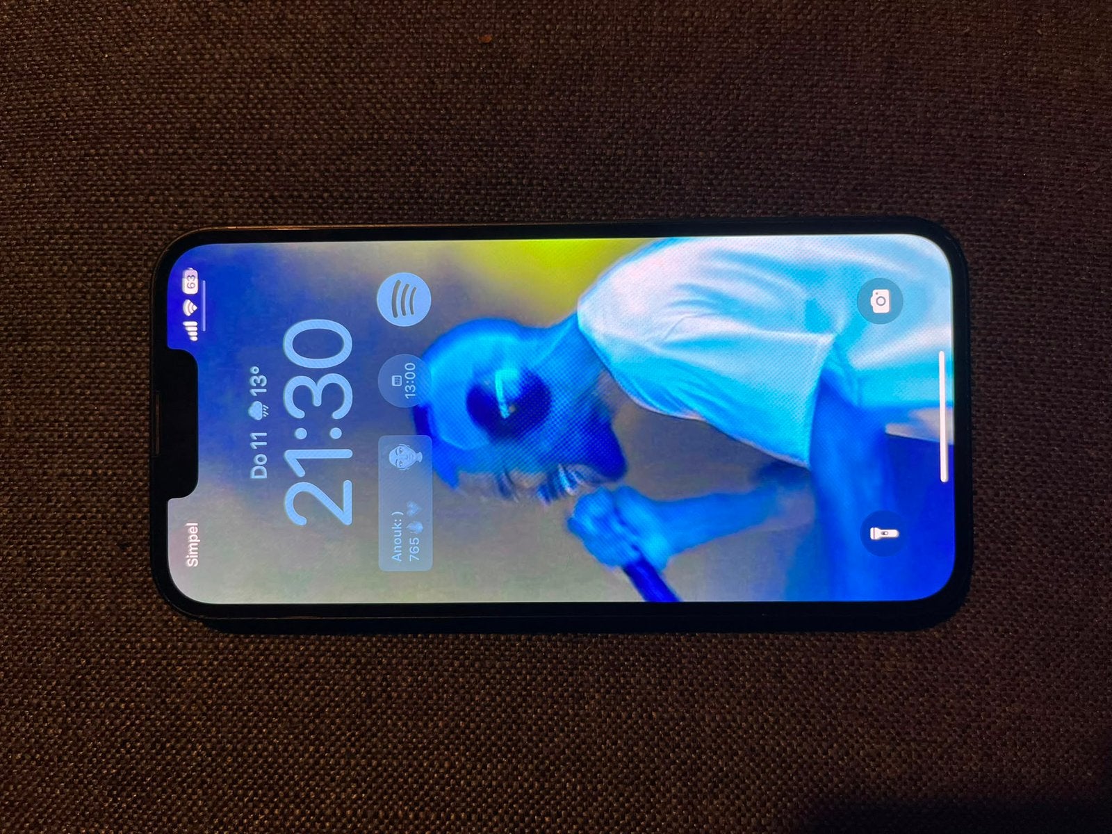 iPhone 13 - 128GB - Donkerblauw - Technisch in orde!, Telecommunicatie, Mobiele telefoons | Apple iPhone, 128 GB, Blauw, IPhone 13