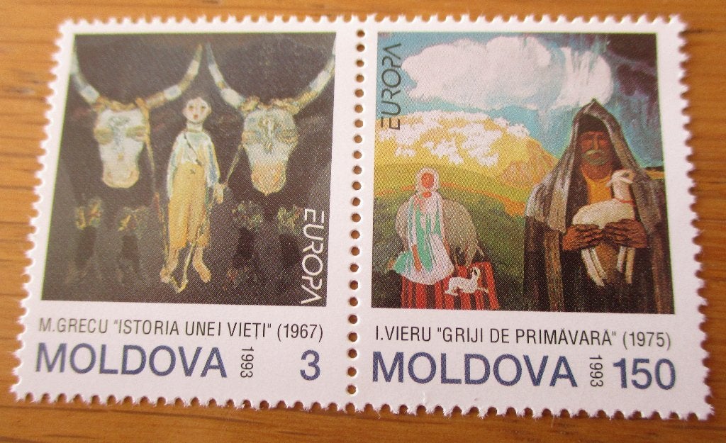 Moldavië, serie Verenigd Europa 1993, Verzenden, Overige landen, Postfris