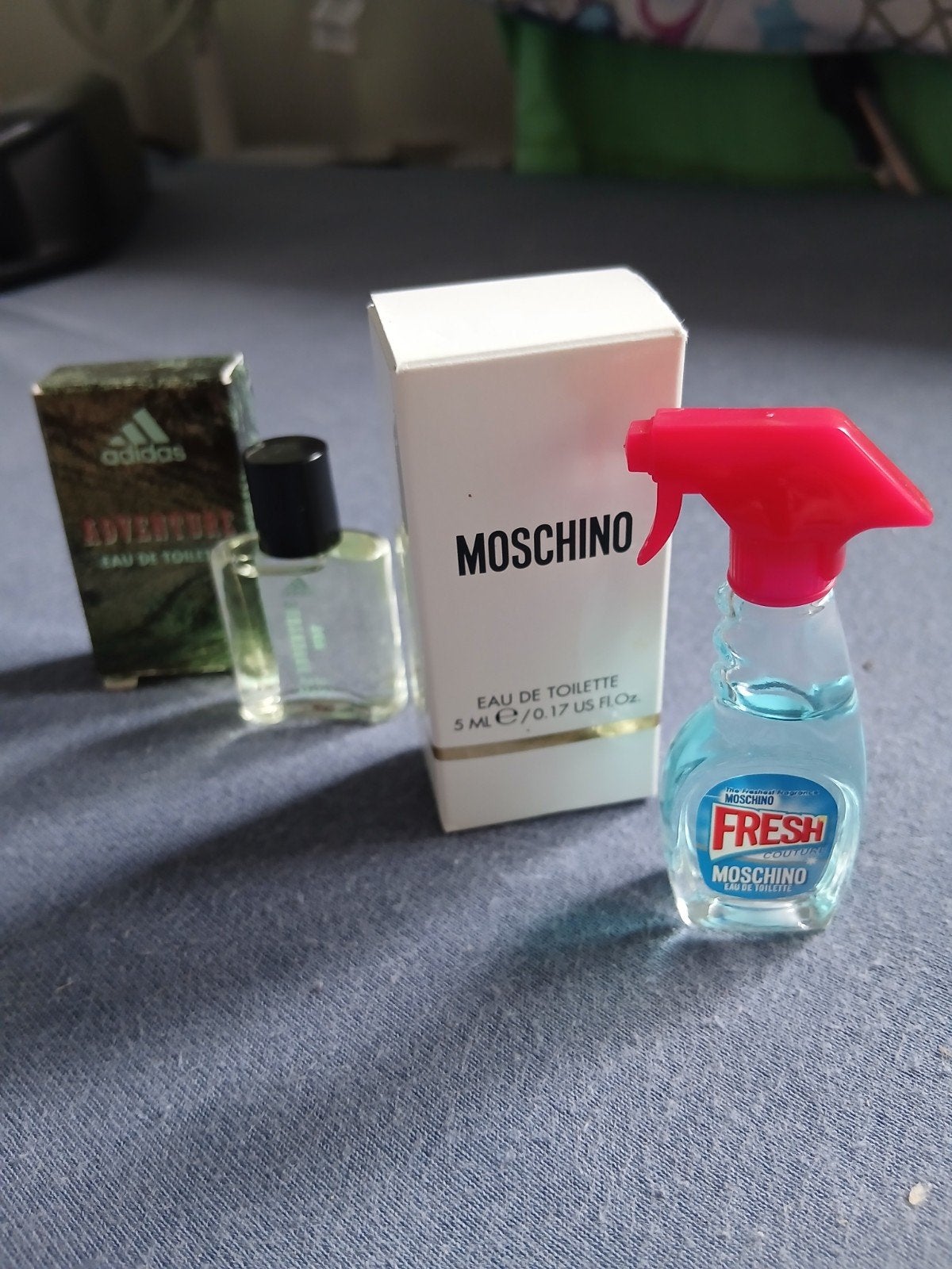 Vintage Adidas Adventure & Moschino Fresh Mini Parfums, Sieraden, Tassen en Uiterlijk, Uiterlijk | Parfum, Ophalen of Verzenden