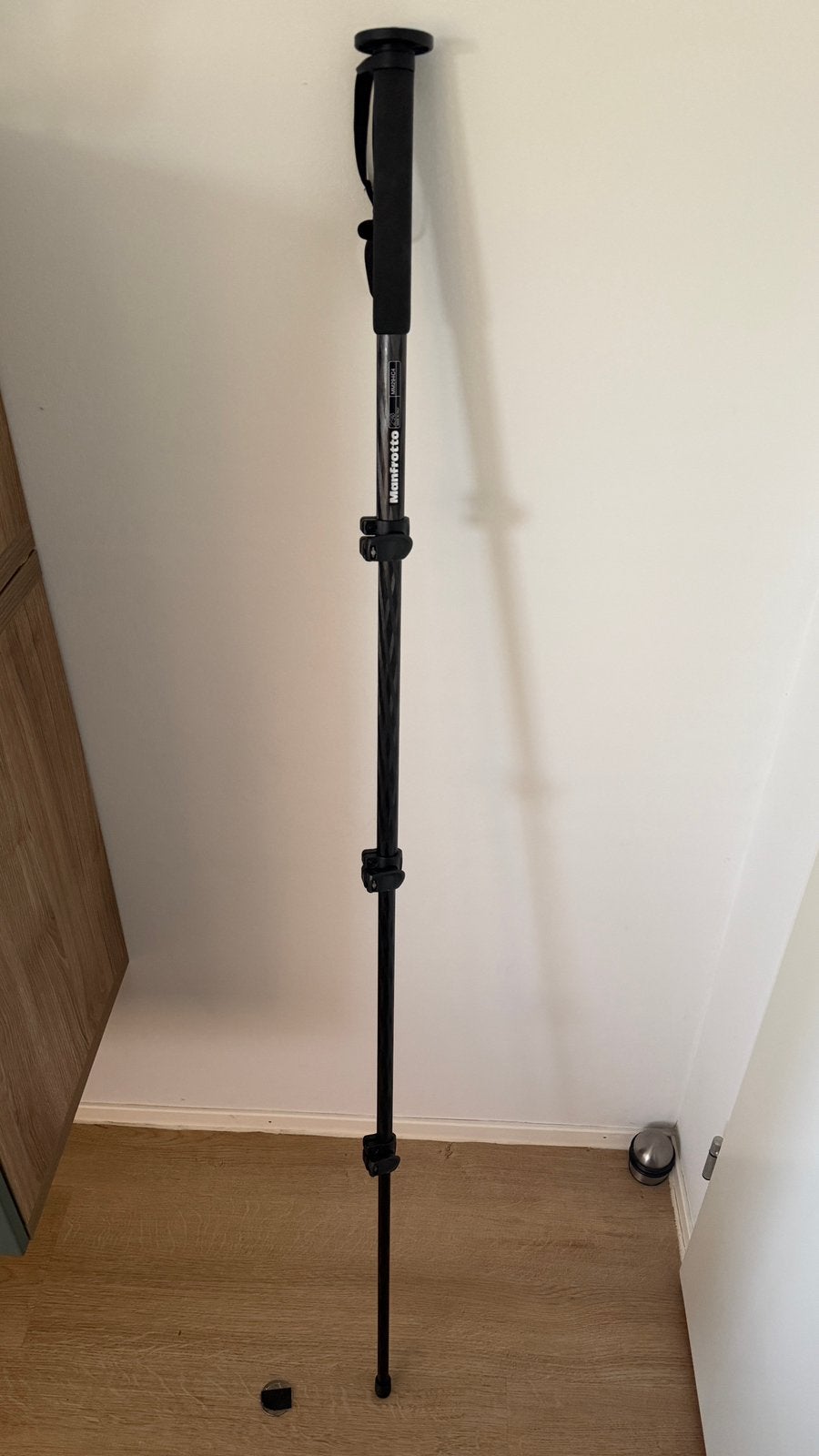 Manfrotto 290 Carbon Monopod Statief - MM294C4, Ophalen of Verzenden, Zo goed als nieuw, 150 tot 175 cm, Eenpoot