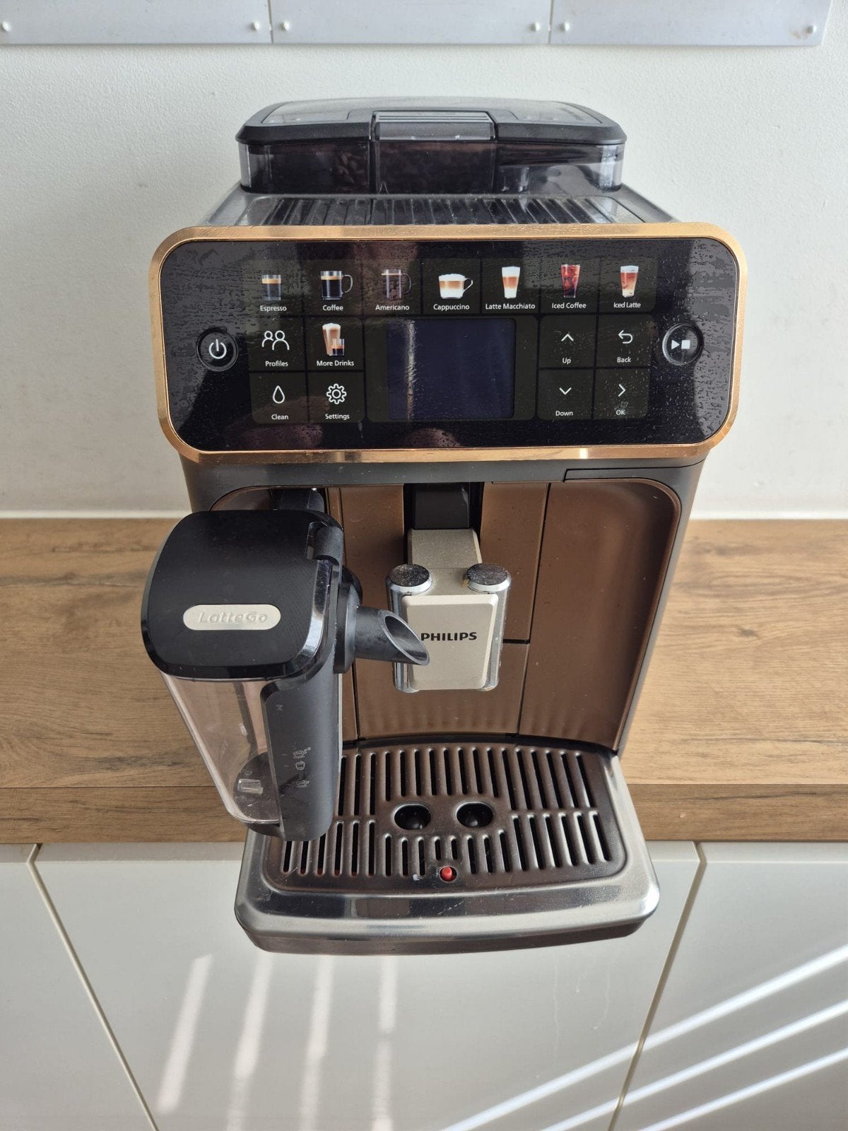 Philips Volautomatisch Koffiezetapparaat EP5544/80, Ophalen, 10 kopjes of meer, Koffiemachine, Koffiebonen