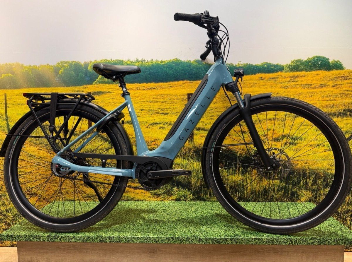 Gazelle Ulitimate C5 HMB Lage instap Denim Blue 49cm, Fietsen en Brommers, Ophalen, Gebruikt, -, -