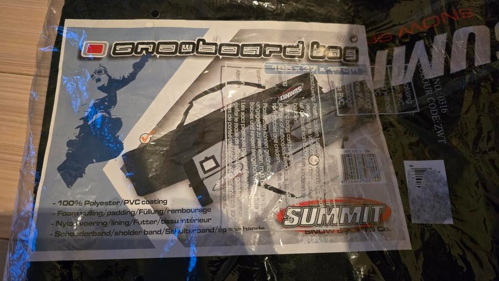 Summit Snowboardtas, Ophalen of Verzenden, Nieuw, Overige typen
