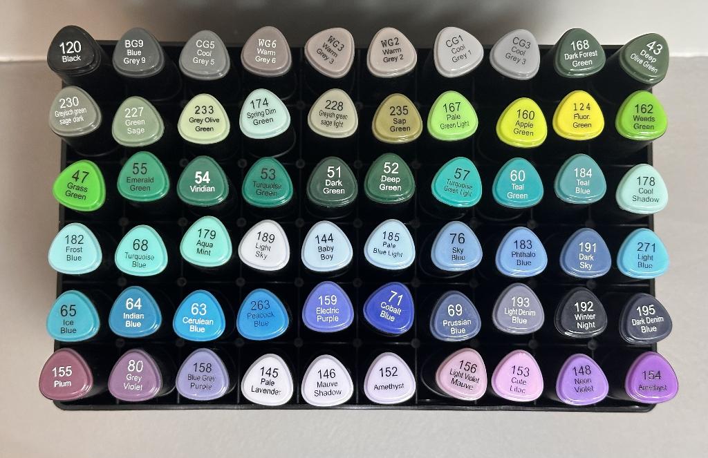 Decotime Alcohol Markers 170+ stuks, Ophalen of Verzenden, Zo goed als nieuw, Potlood of Stift