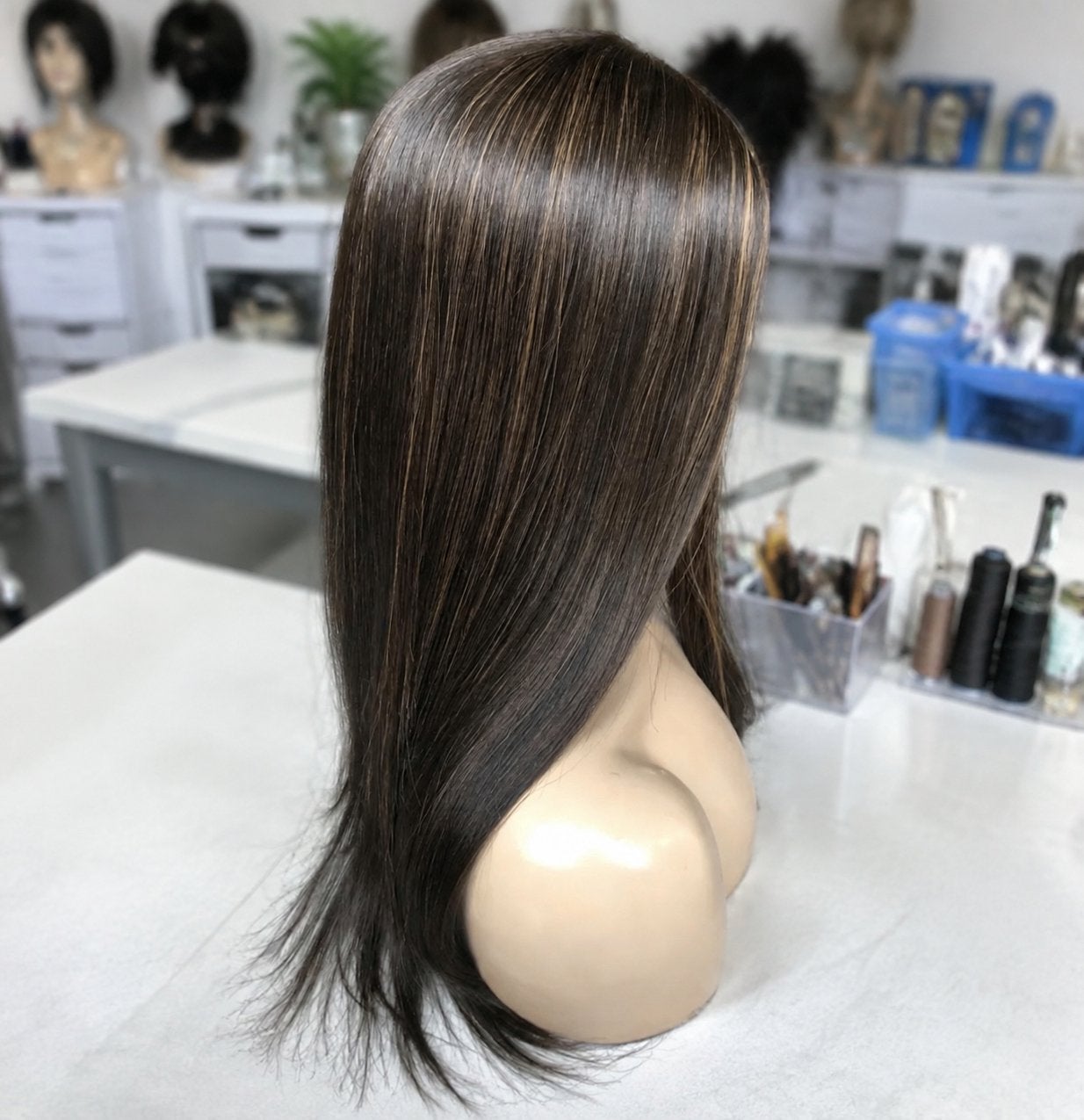 Haartopper Toupet Echthaar human hair ook naar wens Enschede, Ophalen of Verzenden, Nieuw, Pruik of Haarverlenging