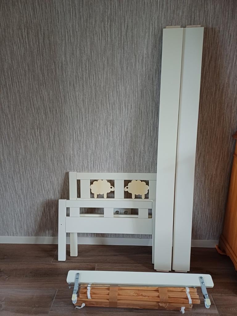 IKEA KRITTER Peuter/ Kleuter bed, Ophalen, Gebruikt, 70 tot 85 cm, 140 tot 160 cm
