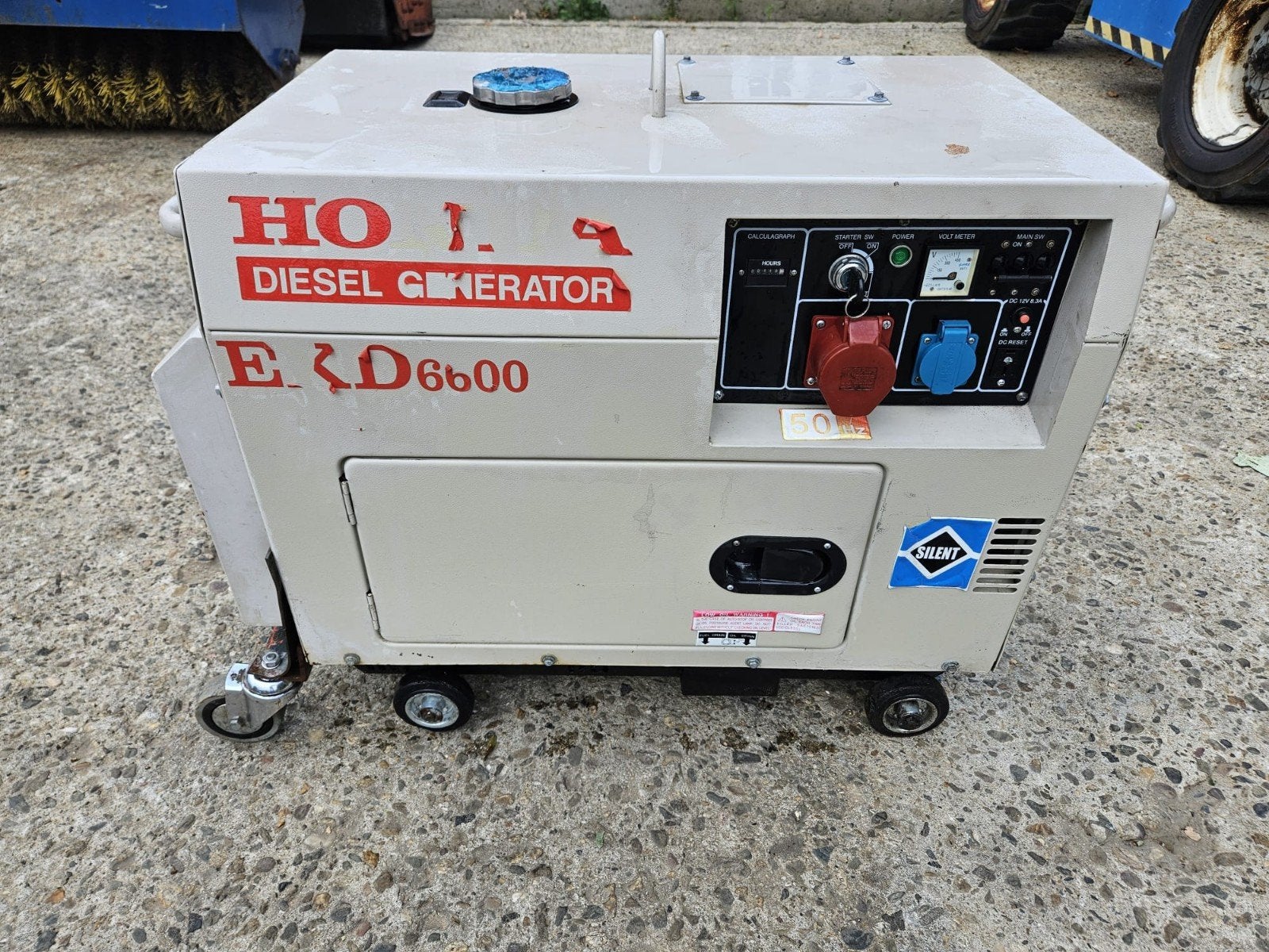 EXD6600 Stille Diesel Generator 6.0kVA, Ophalen of Verzenden, Minder dan 5 kVA, Benzine, Geluidgedempt