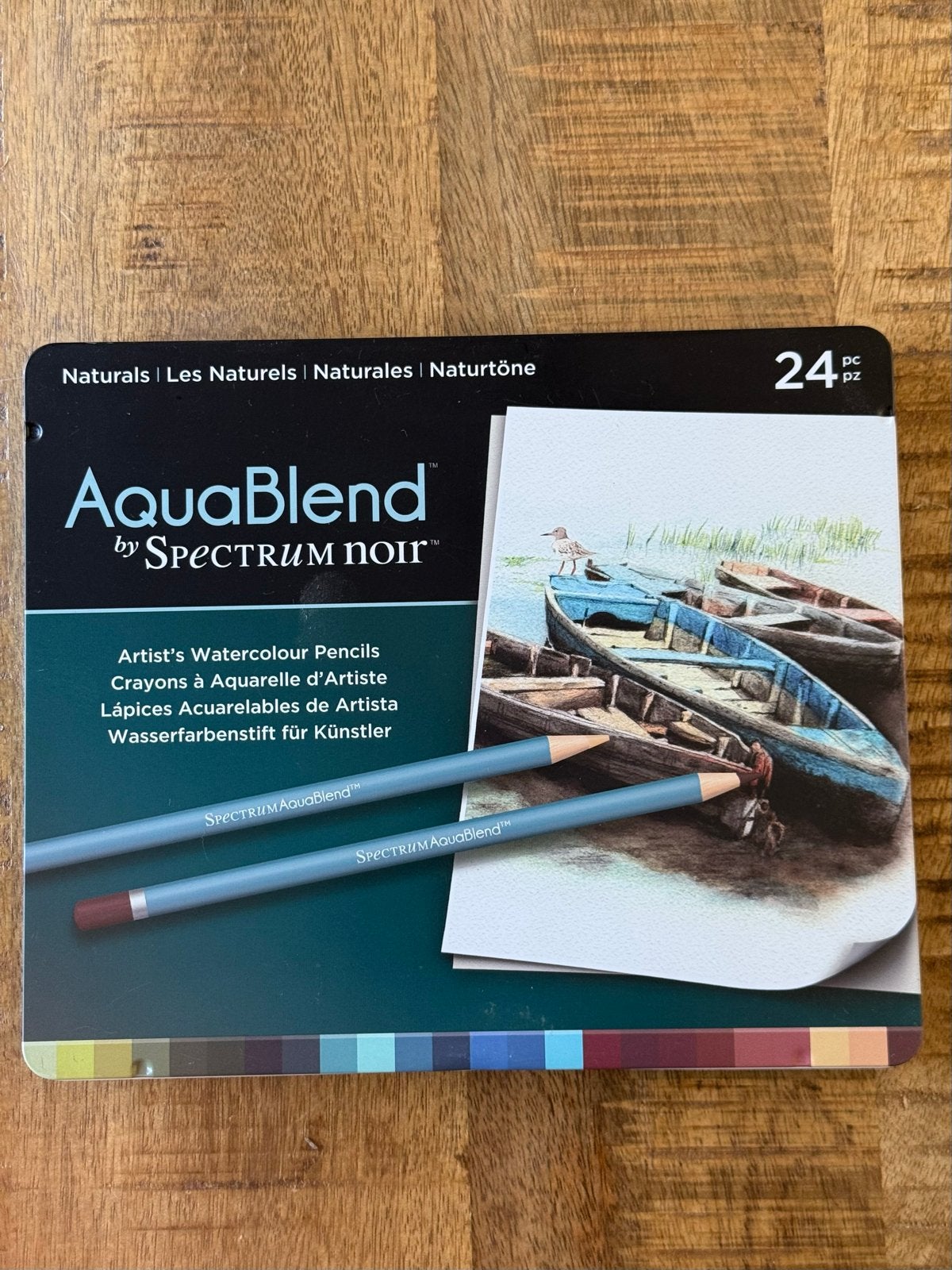 AquaBlend Aquarelpotloden - 24 Stuks - Nieuwstaat, Ophalen of Verzenden, Zo goed als nieuw, Potlood of Stift