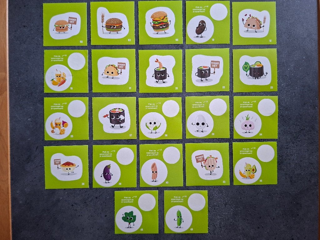 Bitter Bikken Buddies: 22 verschillende stickers, Verzamelen, Plus, Ophalen of Verzenden
