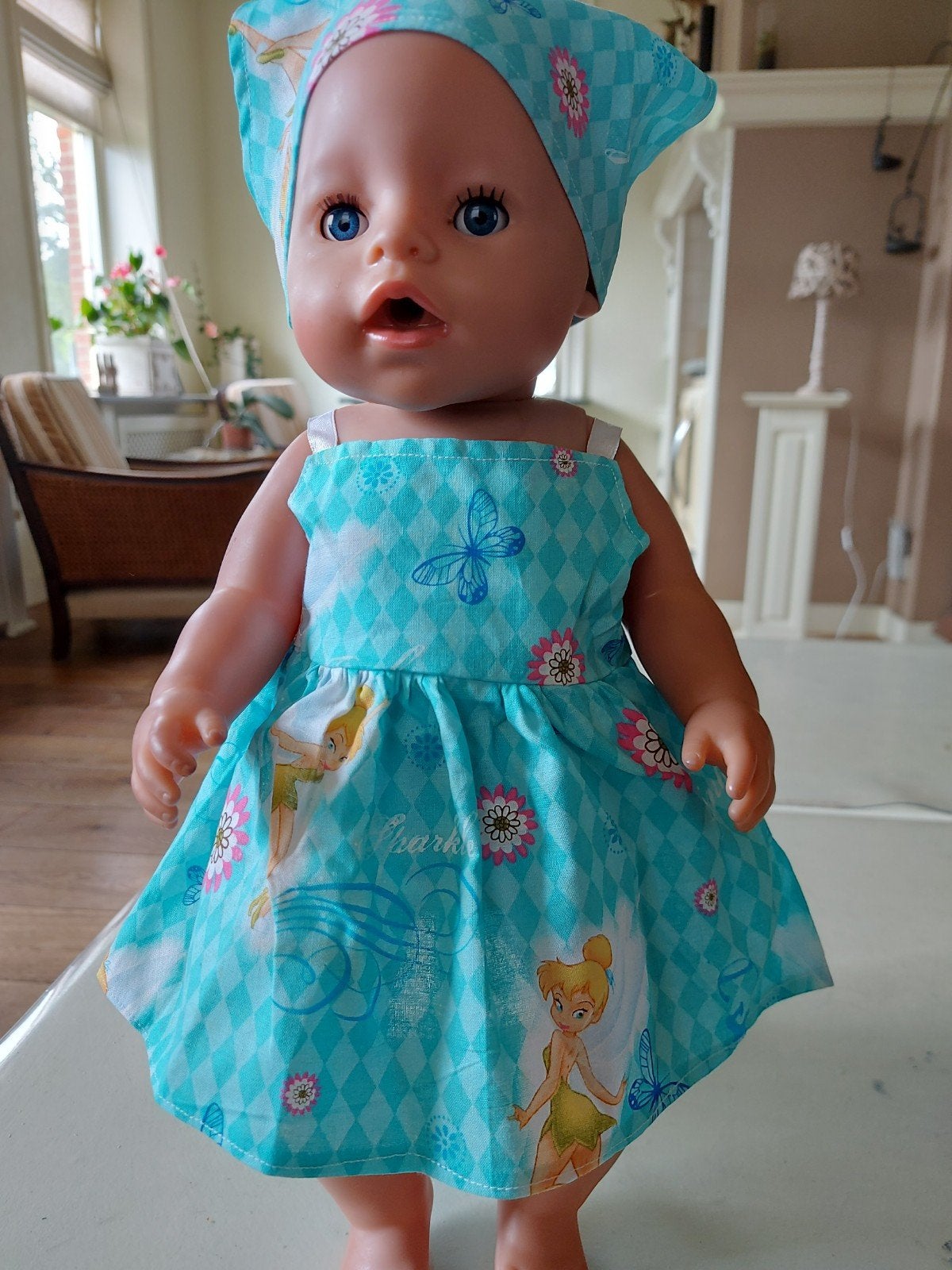 leuk 2 delig tinkebel set baby born pop 43cm, Ophalen of Verzenden, Nieuw, Babypop