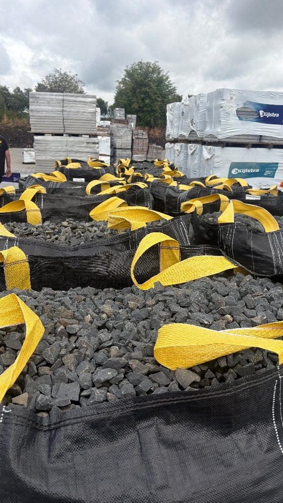 BigBag Basalt 22 - 45, Nieuw, Split, Basalt, Antraciet