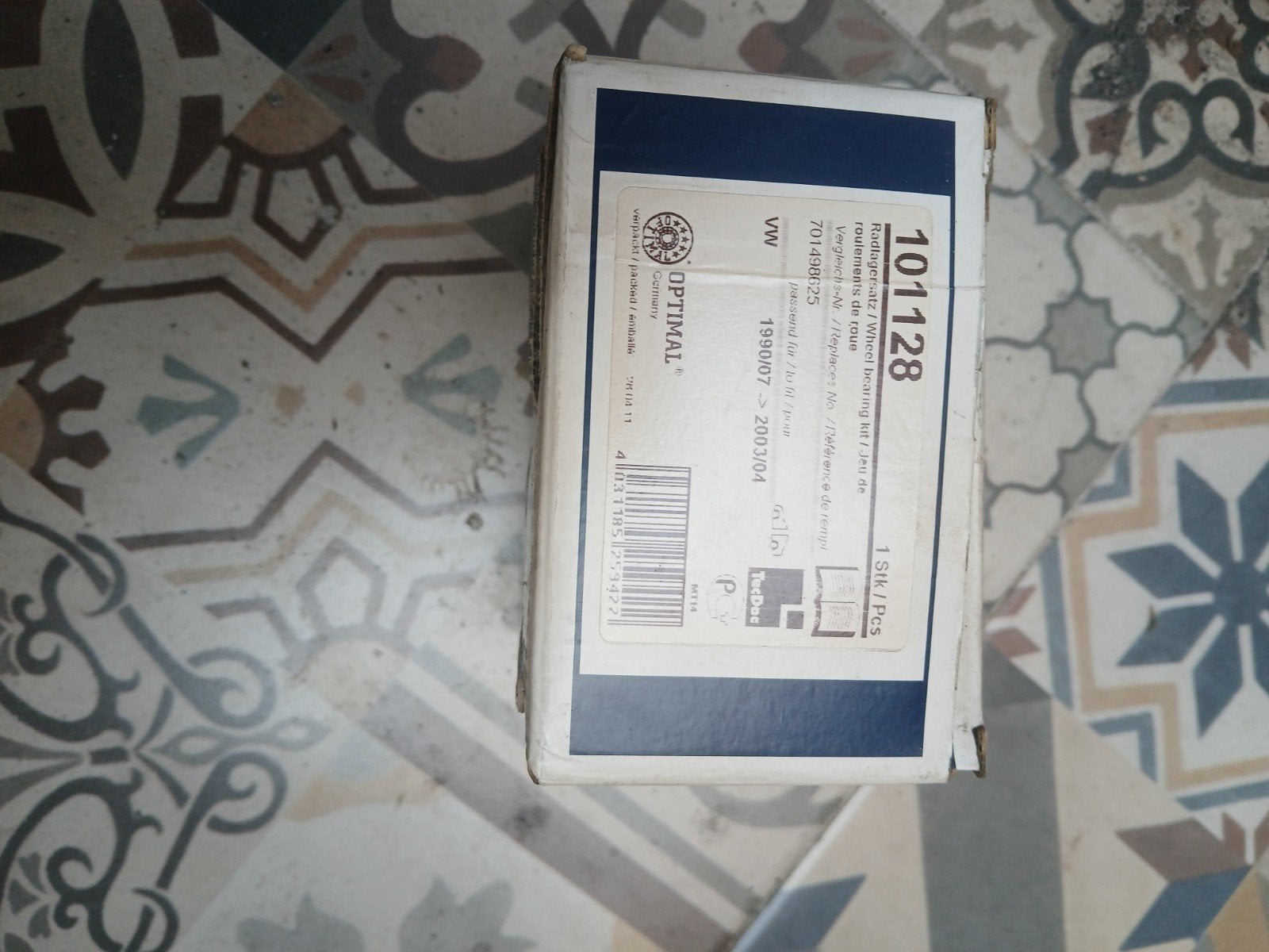 OPTIMAL Wiellager set 101128 voor VW, Ophalen, Nieuw, Volkswagen