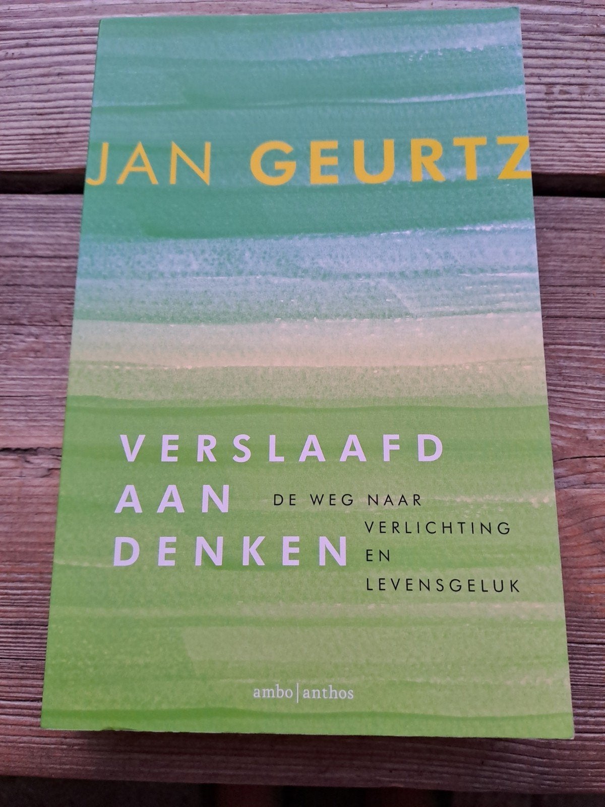 Jan Geurtz - Verslaafd aan denken, Boeken, Psychologie, Ophalen of Verzenden, Zo goed als nieuw, Jan Geurtz