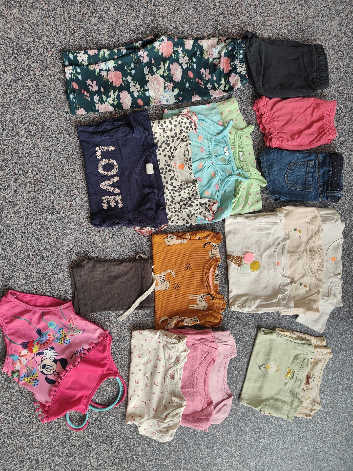 Kledingbundel baby meisje - diverse kledingstukken, Kinderen en Baby's, Babykleding | Overige, Ophalen of Verzenden