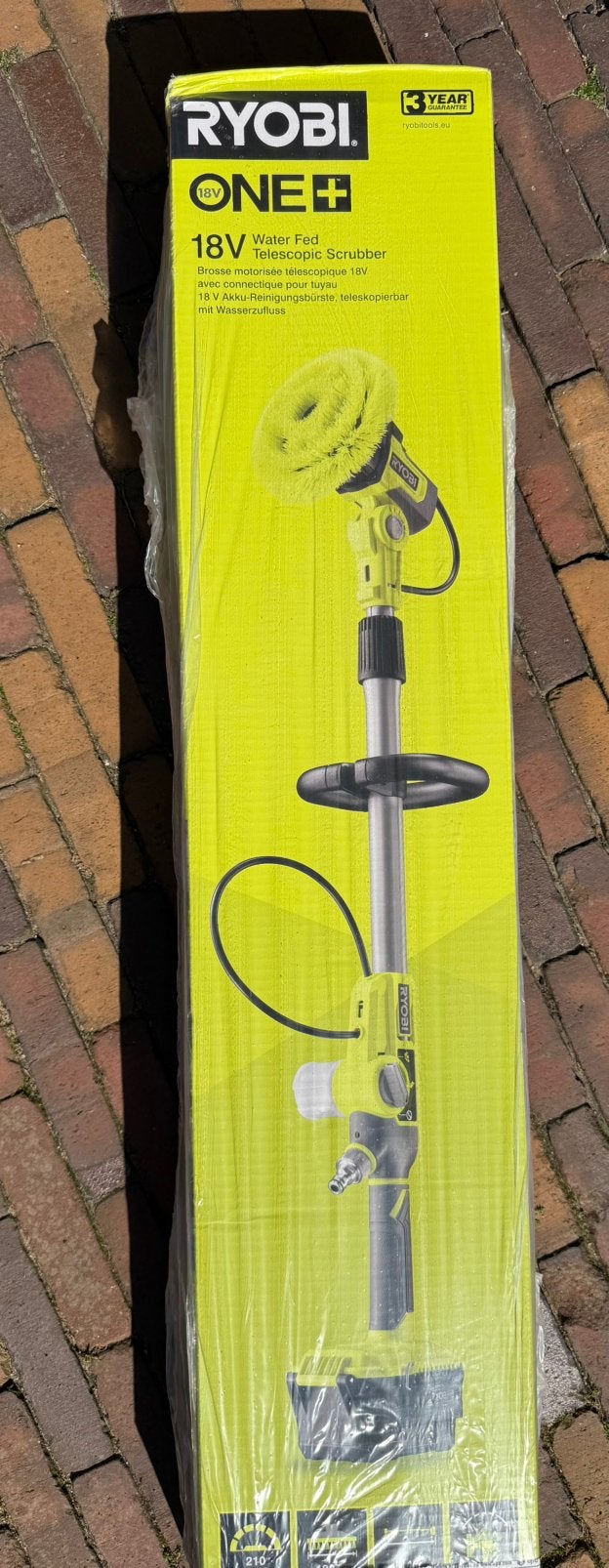 Ryobi ONE+ telescopische schrobber met watertoevoer (nieuw!), Ophalen, Nieuw