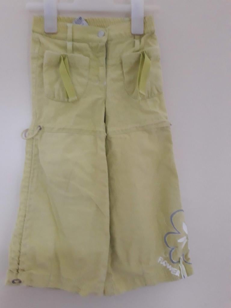 Leuke wijde linnen broek maat 98, Kinderen en Baby's, Kinderkleding | Maat 98, Ophalen of Verzenden, Gebruikt, Meisje, Broek