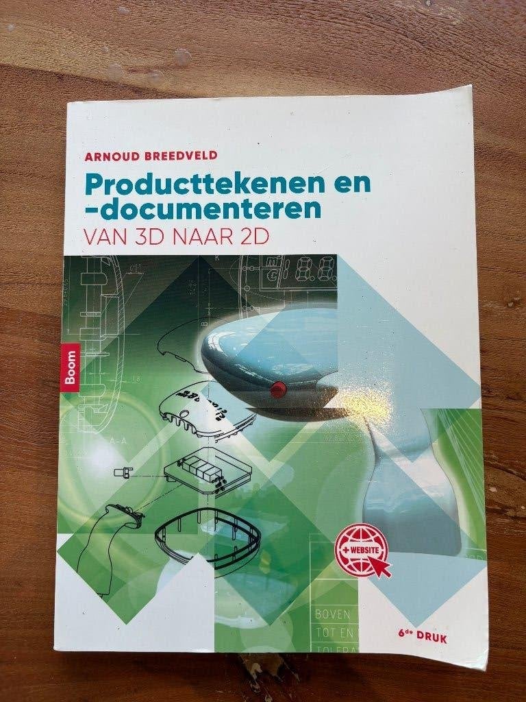 Producttekenen en -documenteren van 3D naar 2D, Boeken, Ophalen of Verzenden, Beta, Zo goed als nieuw, HBO
