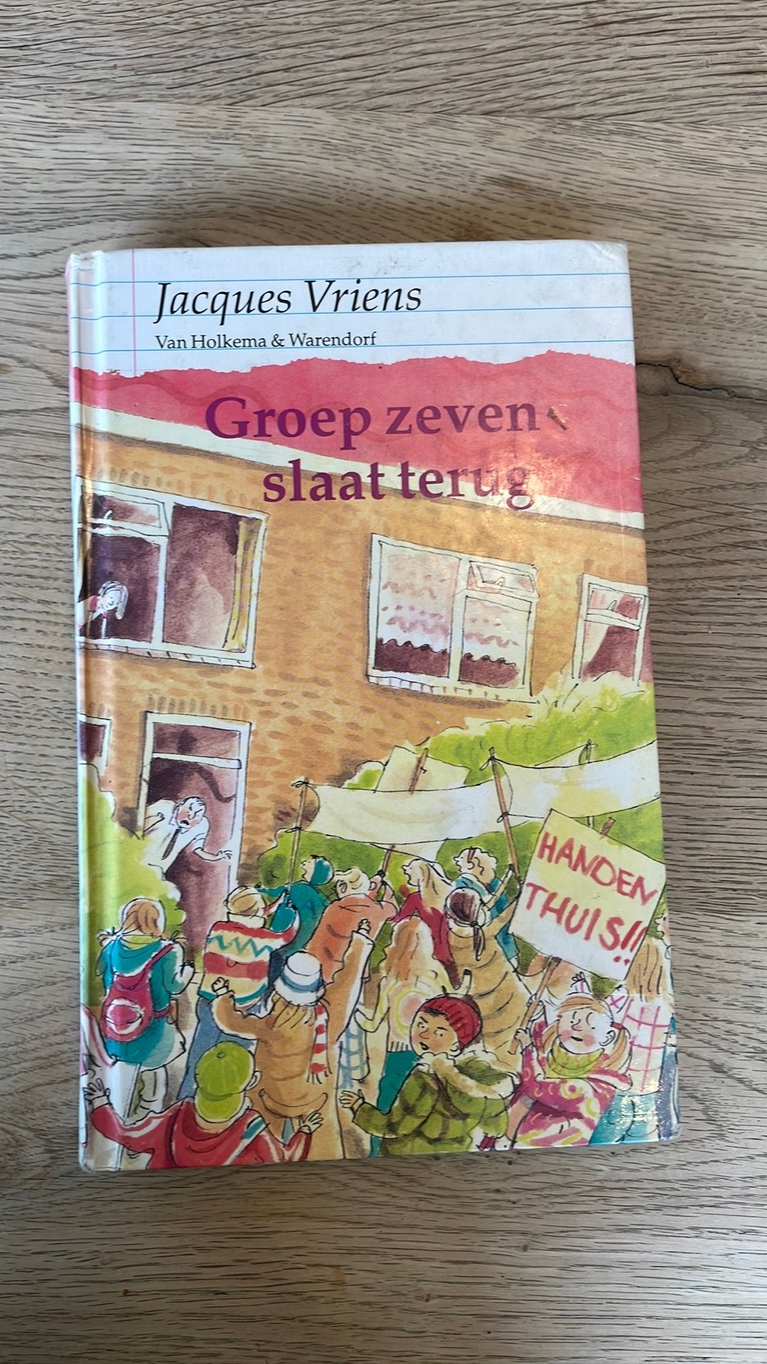 Groep zeven slaat terug, Jacques Vriens., Boeken, Kinderboeken | Jeugd | 10 tot 12 jaar, Ophalen, Gelezen, Jacques Vriens, Fictie