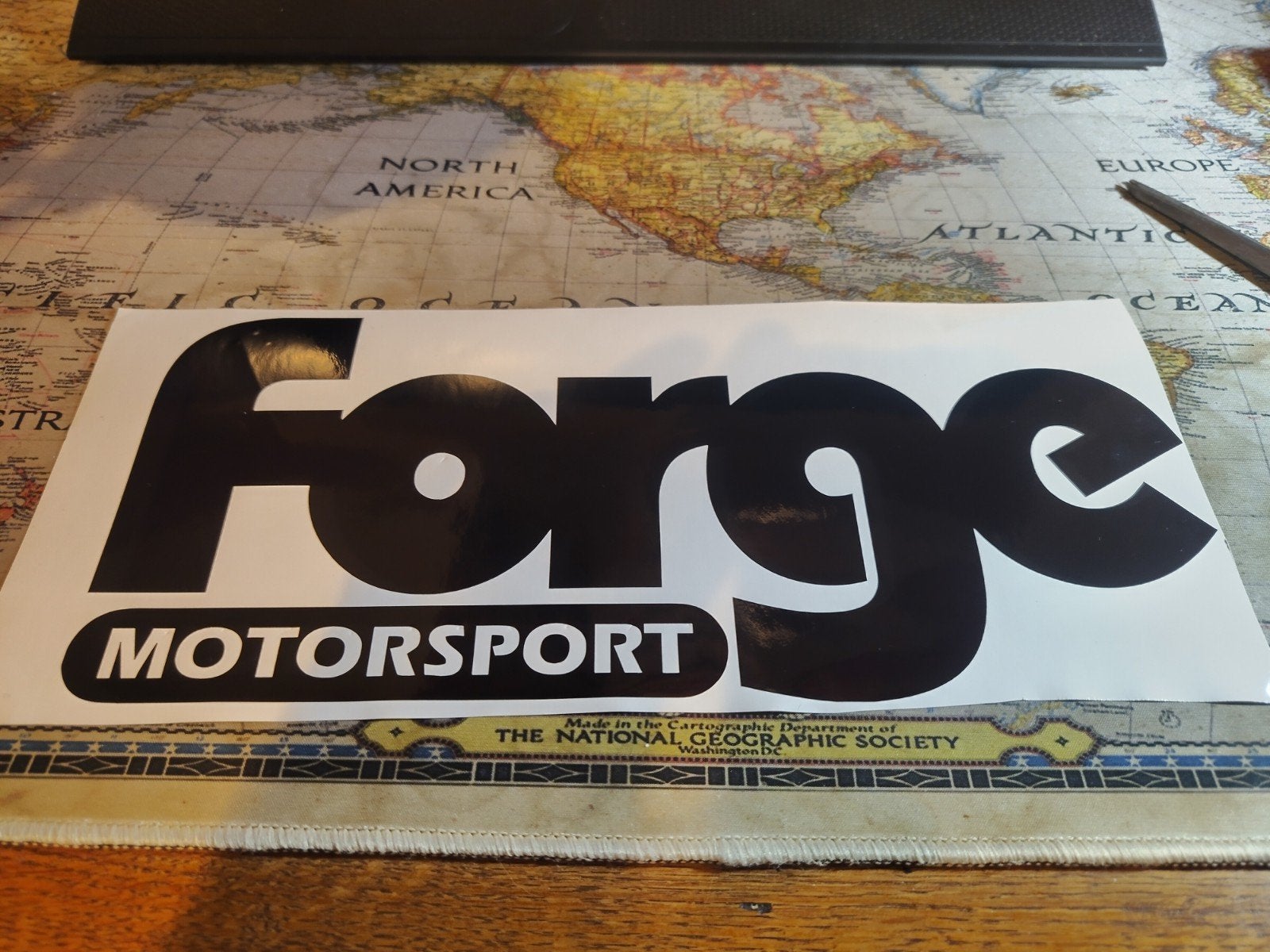 Forge motorsport sticker zwart, Ophalen of Verzenden, Nieuw, Volkswagen