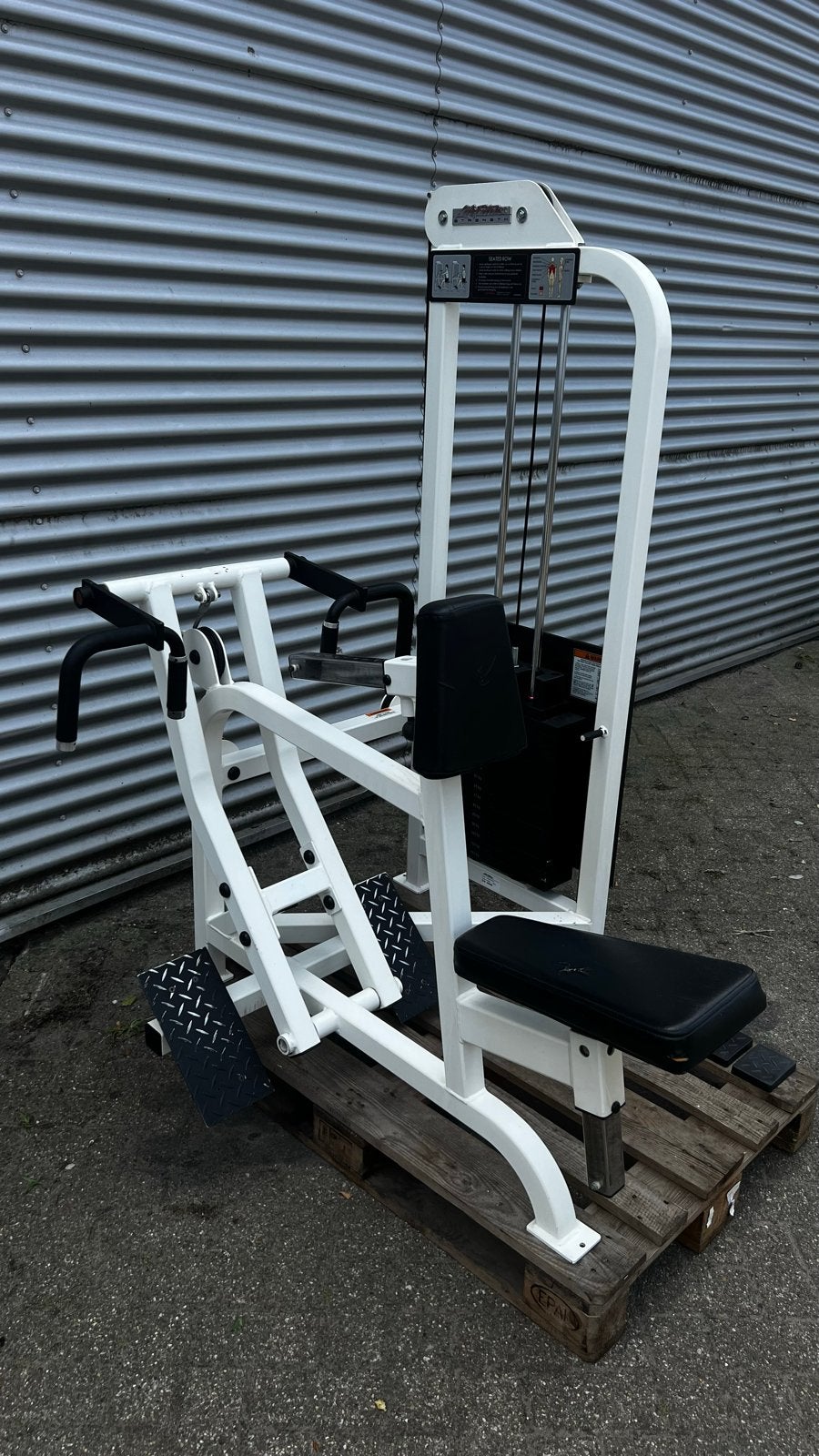 Life Fitness Seated Row Krachtstation (Pro 1), Ophalen, Gebruikt, Rug, Krachtstation